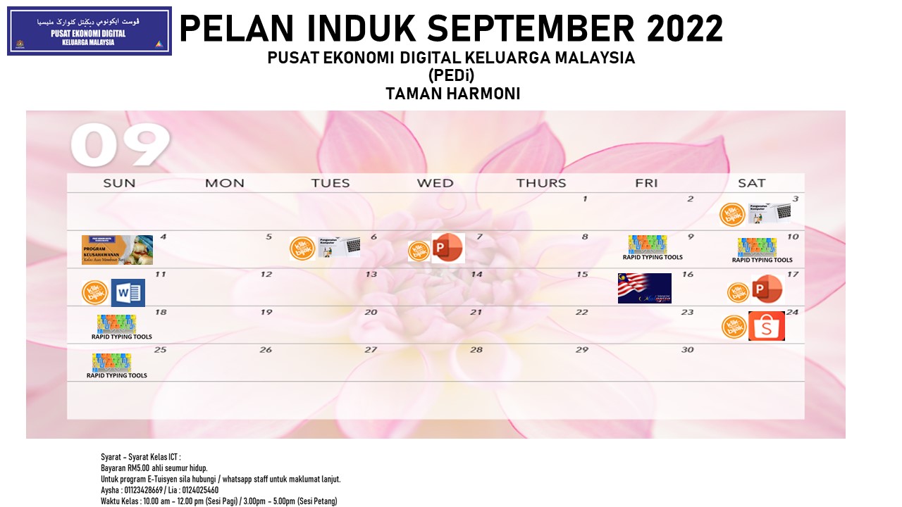 PELAN INDUK SEPTEMBER 2022